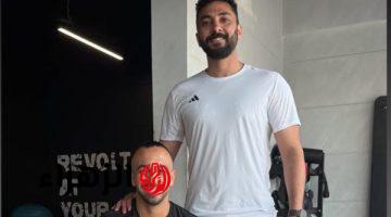 محمد مجدي أفشة يظهر في الجيم رفقة محمود حمدي قبل لقاء زد نوازي الأهلي في الدوري المصري الممتاز