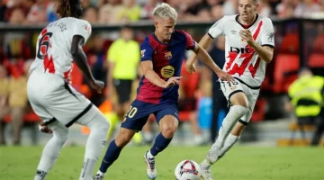 بصـوت حسن العيدروس.. قنـاة تذيـع مباراة برشلونة ضد رايو فاليكانو Barcelona vs Rayo Vallecano في الدوري الإسباني 2026 اليوم