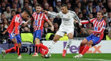 انتهت (3_2).. ملخص مباراة ريال مدريد واتلتيكو مدريد في الدوري الاسباني.. قمة نارية واهداف مشتعلة