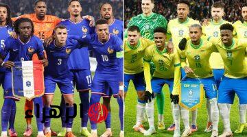 كلاسيكو ناري.. موعد مباراة البرازيل ضد فرنسا الودية والقنوات الناقلة استعدادًا لكأس العالم France vs Brazil