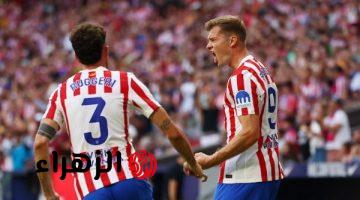 أتلتيكو مدريد يتعادل مع ريال سوسيداد 1-1 في الشوط الأول بالدوري الإسباني