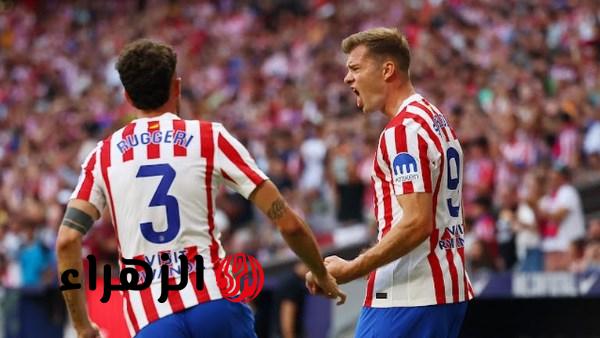 أتلتيكو مدريد يتعادل مع ريال سوسيداد 1-1 في الشوط الأول بالدوري الإسباني