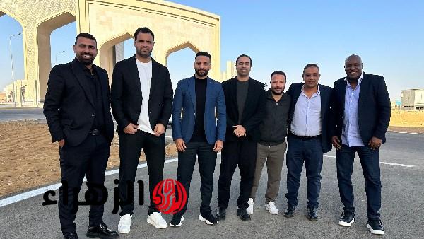أحمد حسن والحضري ونجوم كرة القدم يشاركون الرئيس السيسي صلاة العيد