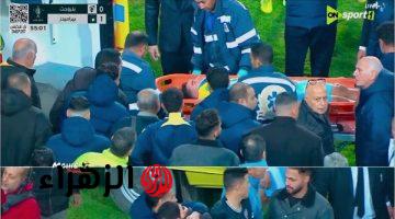 أحمد شوبير يدعو لشفاء محمد حمدي لاعب بيراميدز بعد إصابة مباراة بتروجت