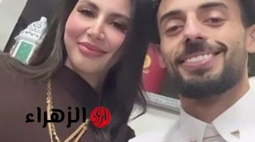أحمد عبد القادر يحتفل بعيد الفطر مع زوجته بصورة جديدة عبر إنستجرام