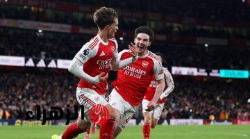 أرسنال يهزم إيفرتون ويقترب من لقب الدوري الإنجليزي بعد غياب 22 عاما