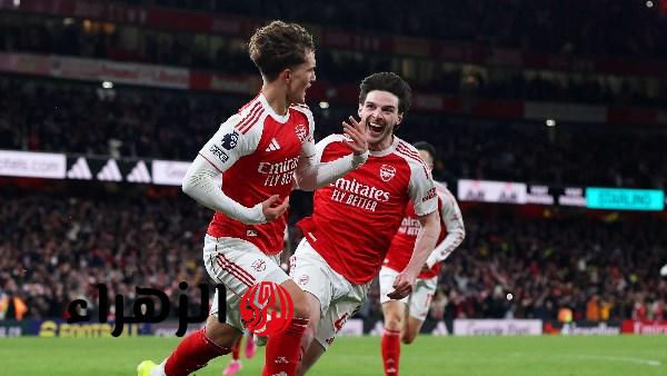 أرسنال يهزم إيفرتون ويقترب من لقب الدوري الإنجليزي بعد غياب 22 عاما