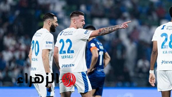 أرقام الجولة 26 بالدوري السعودي الهلال يعادل رقما تاريخيا وفوز درامي للقادسية