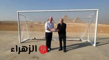 إنفانتينو يعزي هاني أبو ريدة في وفاة الأسطورة مصطفى رياض
