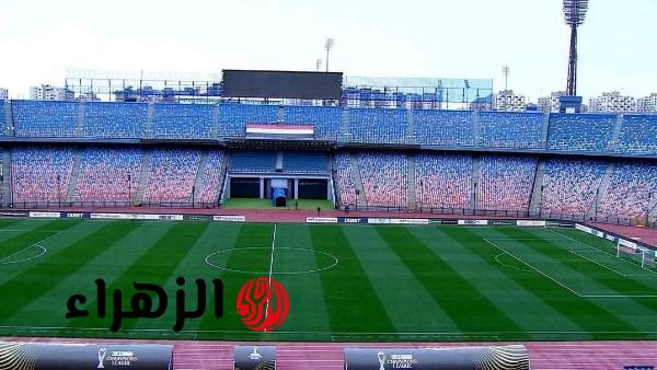 استاد القاهرة يتأهب لاستضافة مباراة الأهلي والترجي في دوري أبطال أفريقيا صور