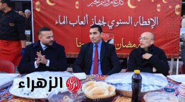 الأهلي يكرم جوهر نبيل وزير الشباب والرياضة في حفل إفطار كرة الماء