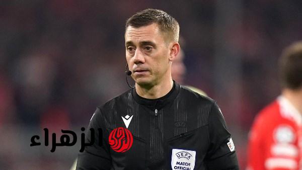 الفرنسي كليمنت توربان حكما لمباراة مانشستر سيتي وريال مدريد بدوري أبطال أوروبا