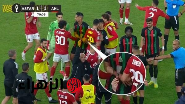 الكاف يغرم الأهلي والجيش الملكي المغربي بسبب أحداث مباراة دوري الأبطال