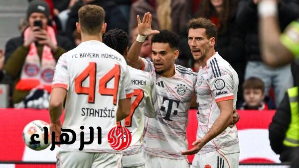 بايرن ميونخ يتعادل مع بايرن ليفركوزن بمشاركة لويس دياز بالدوري الألماني