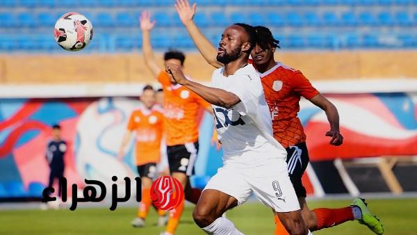 بيراميدز والبنك الأهلي حسم التعادل السلبي للشوط الأول في الدوري المصري