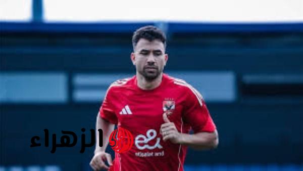 تريزيجيه يسجل هدف الأهلي الأول أمام المقاولون العرب بصناعة إمام عاشور
