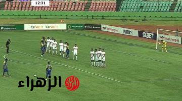 تشارلز أتيبو يسجل هدف أوتوهو الأول في مرمى الزمالك بالكونفدرالية الأفريقية