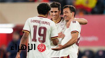 تشكيل إسبانيا المتوقع أمام مصر اليوم في مباراة ودية استعدادا لمونديال 2026