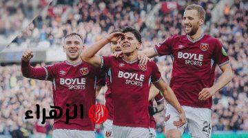 تشكيل وست هام ويونايتد وبرينتفورد الرسمي بمباراة كأس الاتحاد الإنجليزي