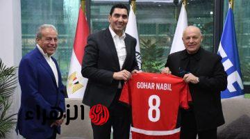 جوهر نبيل يزور مركز المنتخبات الوطنية ويلتقي اتحاد الكرة ومنتخب 2009