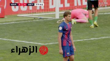 حمزة عبد الكريم يتألق في خسارة شباب برشلونة نهائي الكأس أمام بيتيس