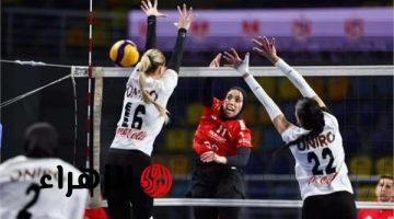 سيدات الأهلي والزمالك يهزمن المقاولون ودلفي بسوبر طائرة الآنسات