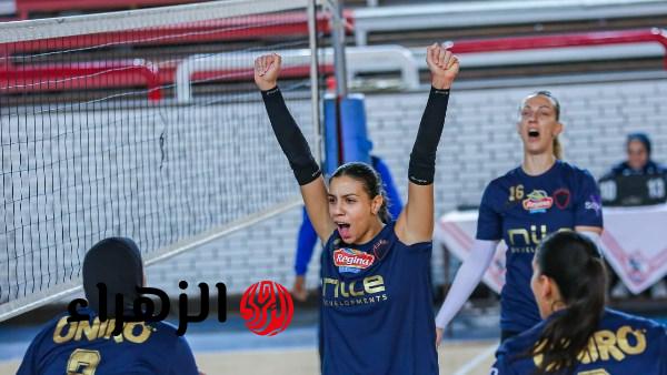 سيدات طائرة الزمالك تواجه دلفي غدا في نهائي الدوري