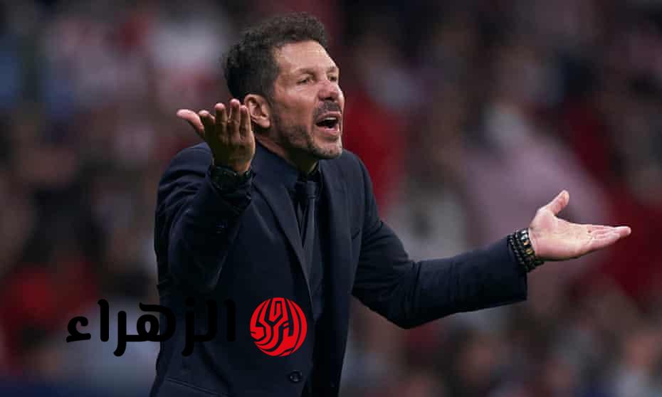 سيميوني يبدي رضاه عن تأهل أتلتيكو مدريد لنهائي الكأس رغم ثلاثية برشلونة