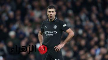 شرطة مانشستر تحقق مع رودري لاعب مانشستر سيتي بسبب طائرة مسيرة