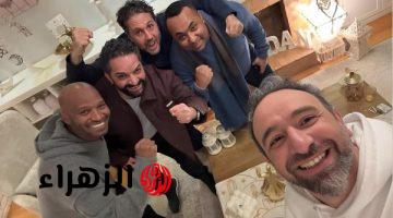 شيكابالا وهشام ماجد وعمرو سلامة يحتفلون بصدارة الزمالك للدوري بعد هزيمة بيراميدز