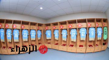 صور غرفة ملابس الأهلي باستاد رادس قبل مواجهة الترجي بدوري أبطال أفريقيا
