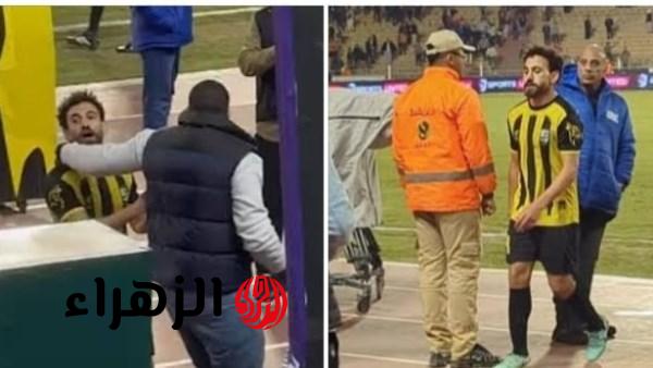 عقوبات مغلظة تهدد مصطفى جمال لاعب المقاولون بعد مباراة الأهلي بالدوري