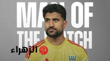 علي لطفي يحصد جائزة رجل مباراة الأهلي وزد في الدوري المصري