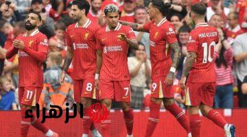 ليفربول يتقدم على توتنهام بهدف سوبوسلاي في الشوط الأول بمشاركة نجوموها
