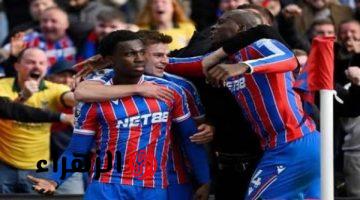 مانشستر يونايتد ينهي الشوط الاول متاخرا بهدف امام كريستال بالاس بالدوري الانجليزي