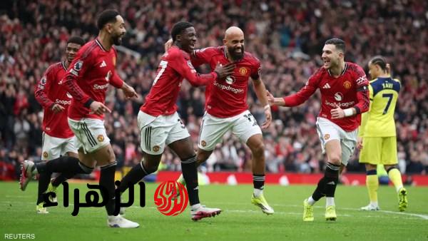مانشستر يونايتد يواجه كريستال بالاس لتعزيز تواجده بالمربع الذهبي بالدوري الإنجليزي
