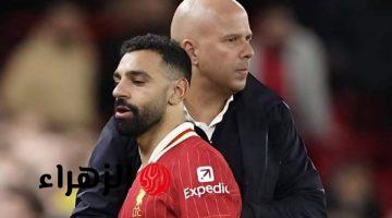 محمد صلاح يترقب دكة بدلاء ليفربول أمام توتنهام بقرار من آرني سلوت