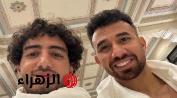 محمد هاني ومحمود تريزيجيه يؤديان مناسك العمرة في أجواء روحانية