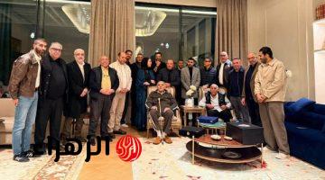 ممدوح عباس يستضيف مجلس إدارة نادي الزمالك في إفطار جماعي بمنزله صور