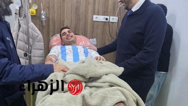 ممدوح عيد يطمئن الجمهور على حالة محمد حمدي بعد بلع لسانه بمباراة بتروجت