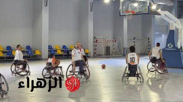منتخب مصر لسلة الكراسي المتحركة يبدأ معسكره استعدادا لتصفيات مونديال 2026 بأنجولا