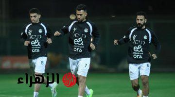 منتخب مصر يبدأ تدريباته بقيادة حسام حسن استعدادا لوديتي السعودية وإسبانيا