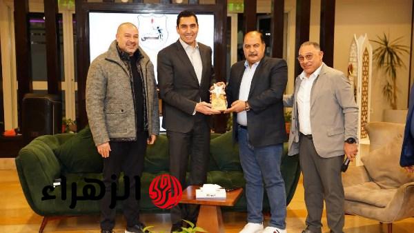 نادي إنبي يكرم نبيل جوهر وأحمد دياب وخالد إبراهيم بدروع تذكارية