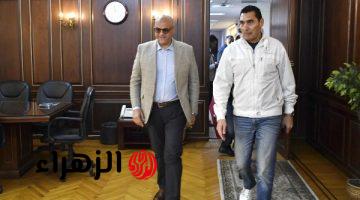 وزير الشباب جوهر نبيل يلتقي محافظ الإسكندرية أيمن عطية لبحث تطوير المنشآت
