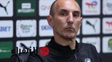 يورتشيتش يشيد بأداء بيراميدز بعد التعادل مع الجيش الملكي بأبطال إفريقيا