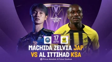 الهدف الأول.. القنوات الناقلة لمباراة ماتشيدا زيلفيا ضد الاتحاد الشوط الأول بصوت حسن العيدروس في ربع نهائي دوري أبطال آسيا للنخبة Al-Ittihad vs Machida