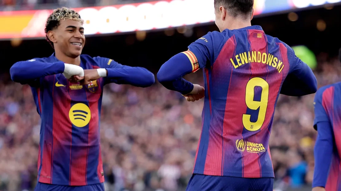 ( 1 : 0 ) barcelona vs celta vigo ملخص مباراة برشلونة وسلتا فيغو اليوم في الدوري الأسباني.. هــدف عـالمـي لاميـن يـامـال 6 GettyImages 2247671735.jpg