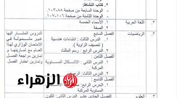 رسميًا.. جدول السادس الابتدائي 2026 في العراق + المواد المحذوفة بالكامل قبل الامتحان