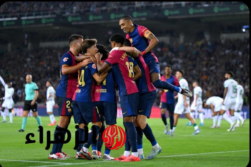 getafe vs barcelona.. القنوات الناقلة لمباراة خيتافي ضد برشلونة الشوط الأول بصوت حفيظ دراجي في الجولة 32 من الدوري الإسباني 2026