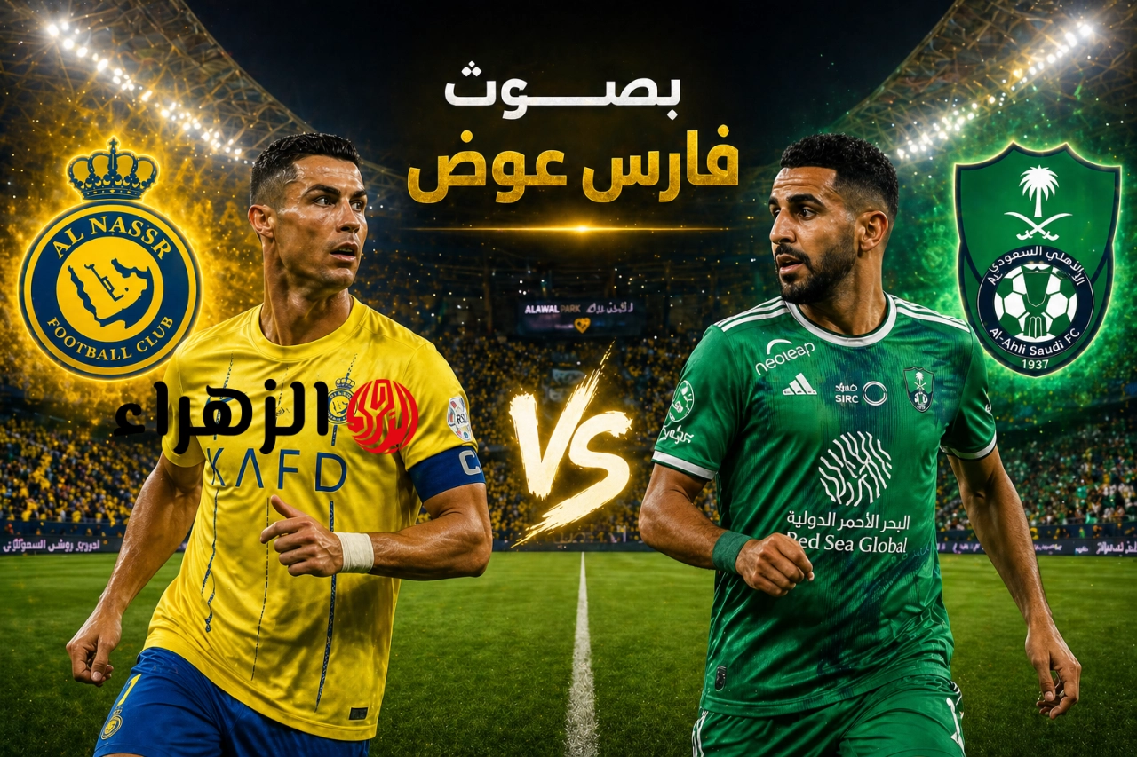 al-nassr vs al-ahli.. القنوات المفتوحة الناقلة لمباراة النصر ضد الأهلي الشوط الأول الآن في دوري روشن السعودي للمحترفين 2026